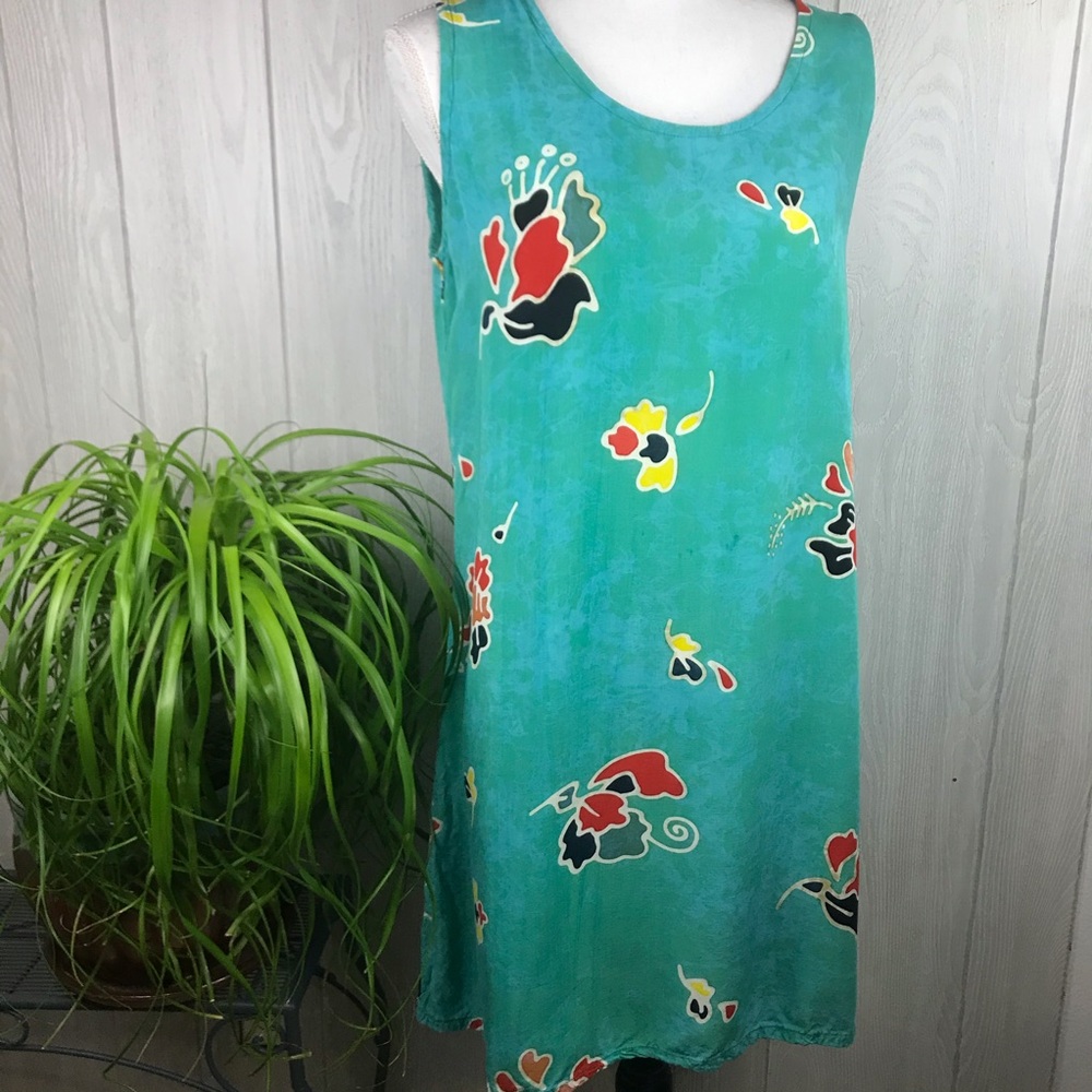 NWOT Vintage Handmade 90’s boho tribal tank dress